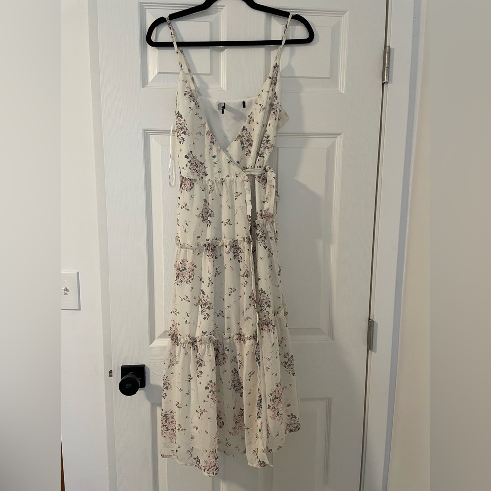 Lulu’s floral wrap dress